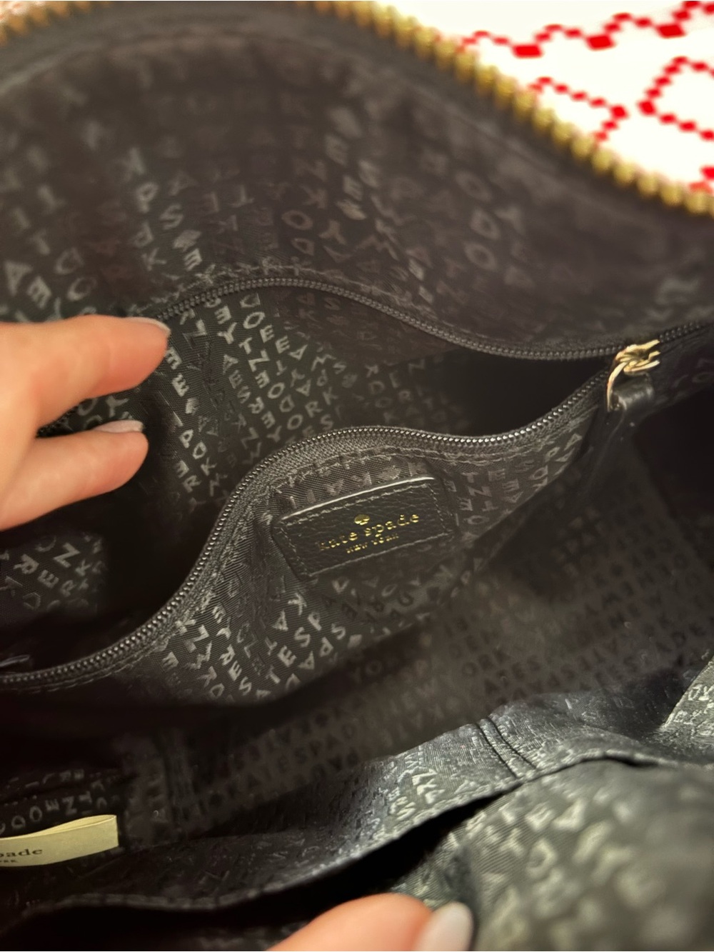 Black Kate Spade Purse - Picture 3 of 8